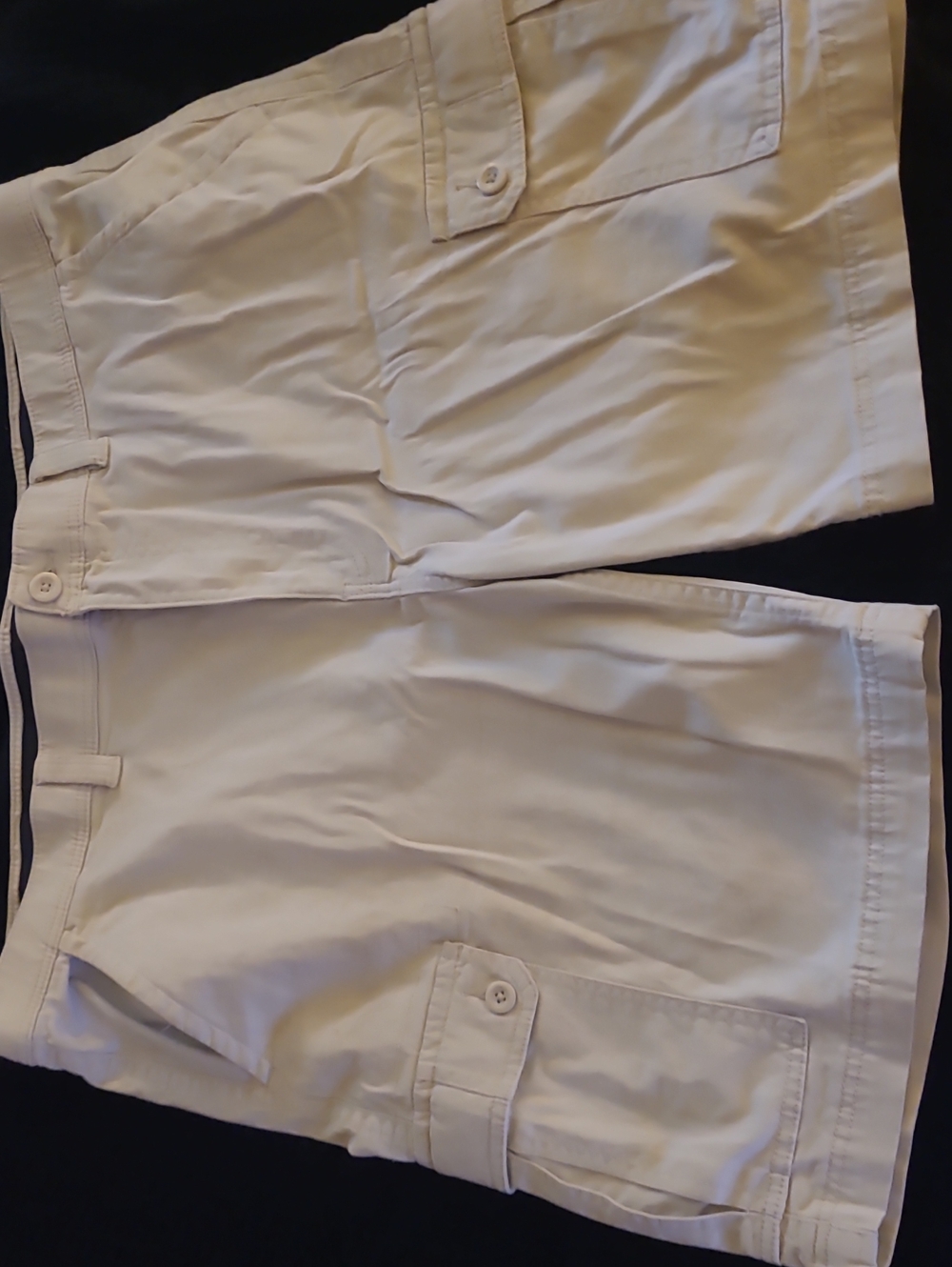 St. John's Bay Cream/Tan Men's Cargo Shorts